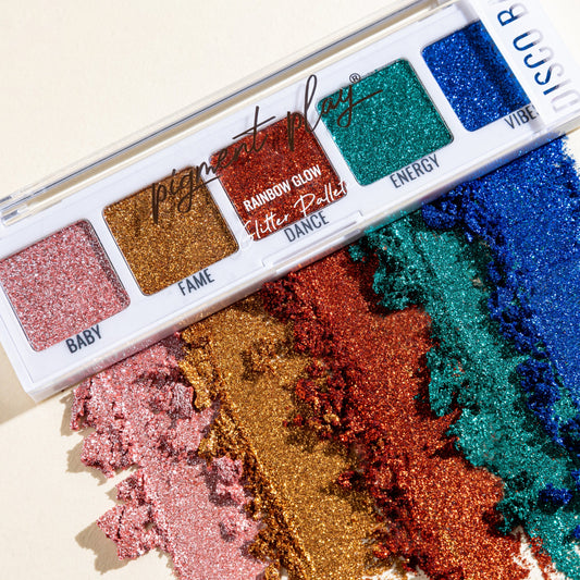 Pigment Play Max Effects Mini Glitter Palette - Disco Ball